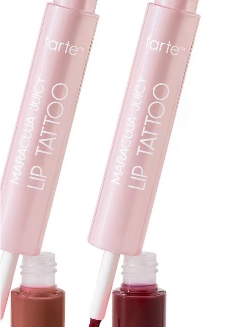 tarte Maracuja Juicy Lip Tattoo Liquid Tint Duo 3-in-1 lip stain, liner & gloss